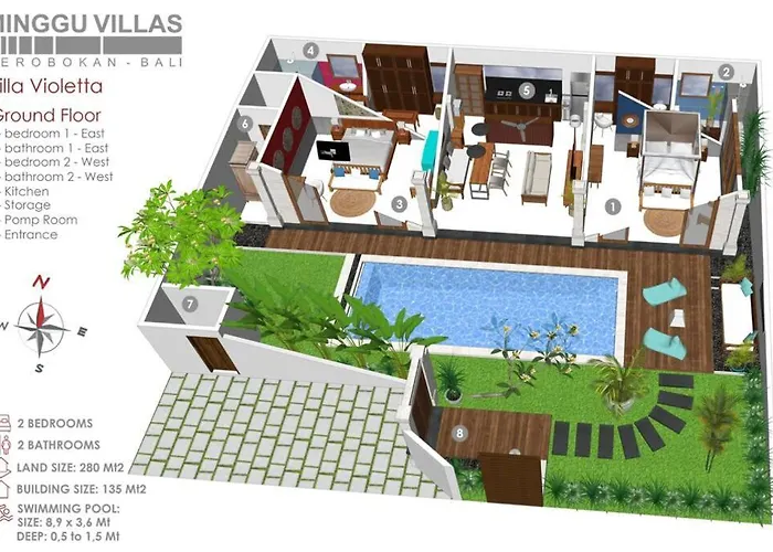 2br Violetta - Minggu - Special Bonus Villa